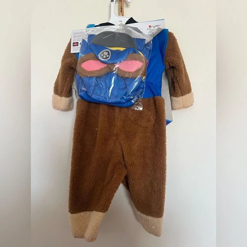 Chase Paw Patrol Toddler Costume in Blue and Brown